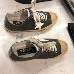 Golden goose VStar2 Hunter green shoe